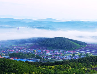 大兴安岭加格达奇的夏日风景美如画