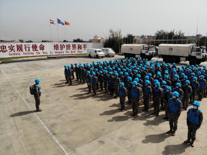 中国第20批赴黎维和多功能工兵分队开展全要素综合演练