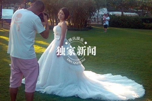 婚纱图片奢华_宫廷复古奢华婚纱照片(3)