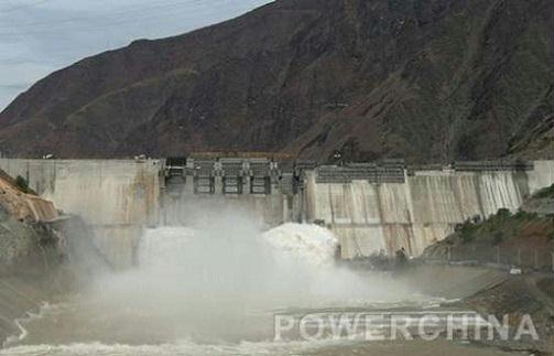 金沙江鲁地拉水电站正式下闸蓄水