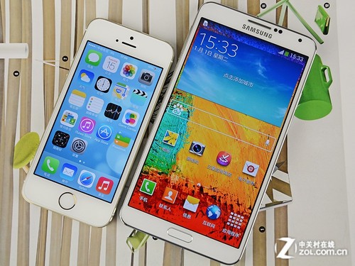 iPhone5s对比三星Note3 旗舰手机巅峰战