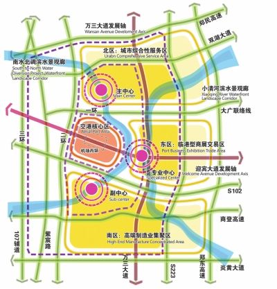 郑州空港区人口_郑州航空港总体规划公示 2040年常住人口达到260万(2)