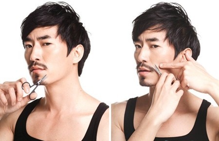 选择留胡子的男士,首先要判断自己的脸型是何种,以及该配合哪种胡须.