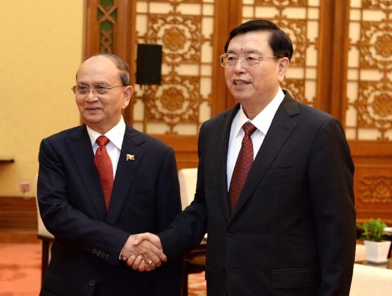 CHINA-BEIJING-ZHANG DEJIANG-MYANMAR-MEETING (CN)