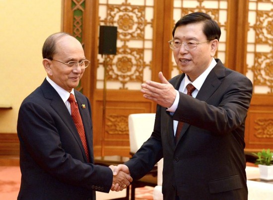 CHINA-BEIJING-ZHANG DEJIANG-MYANMAR-MEETING (CN)