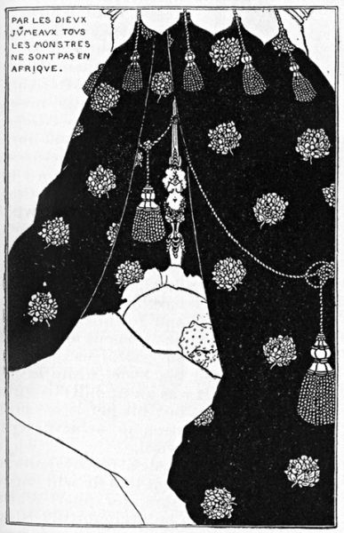 ²(Aubrey Beardsley)ƷϵԻ(Self-Portrait in Bed)(1900)