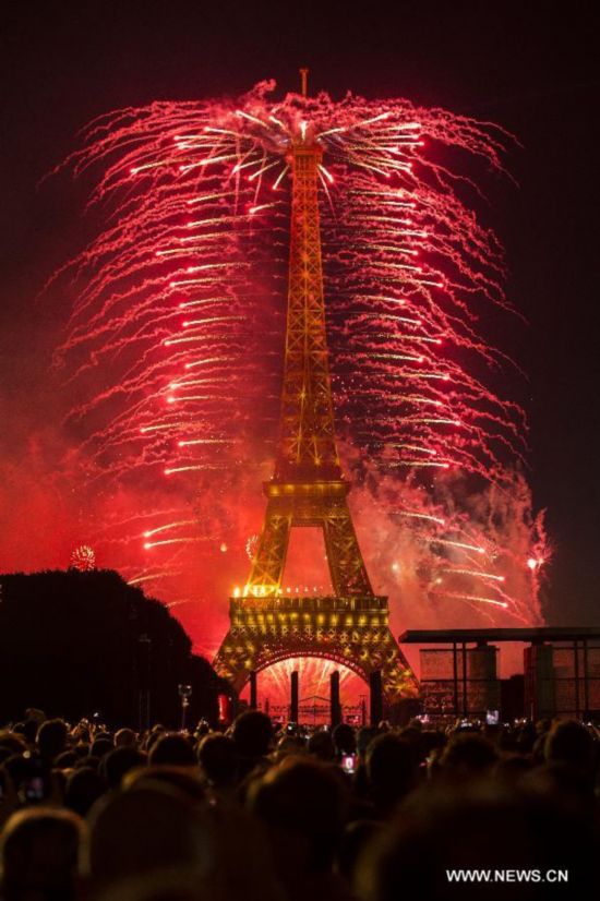 FRANCE-PARIS-EIFFEL TOWER-FIREWORKS