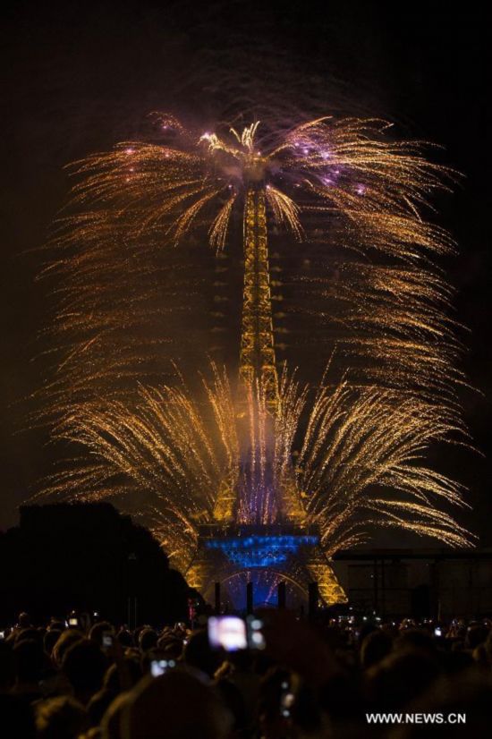 FRANCE-PARIS-EIFFEL TOWER-FIREWORKS