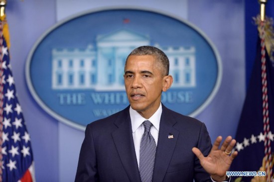 US-WASHINGTON-BARACK OBAMA-UKRAINE-MALAYSIA AIRLINES-MH17-PRESS