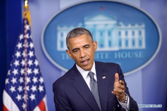 US-WASHINGTON-BARACK OBAMA-UKRAINE-MALAYSIA AIRLINES-MH17-PRESS