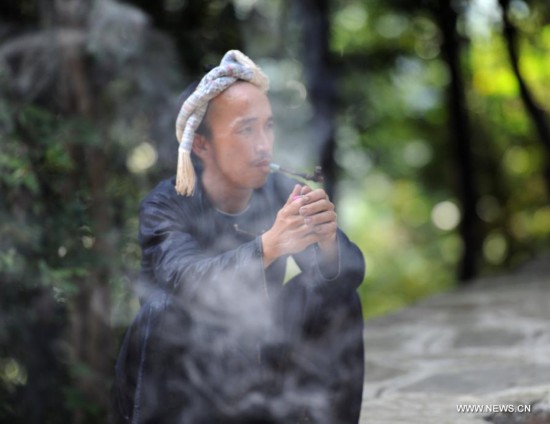 CHINA-GUIZHOU-MIAO ETHNIC GROUP-GUNSLINGER (CN)