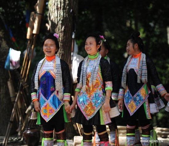 CHINA-GUIZHOU-MIAO ETHNIC GROUP-GUNSLINGER (CN)