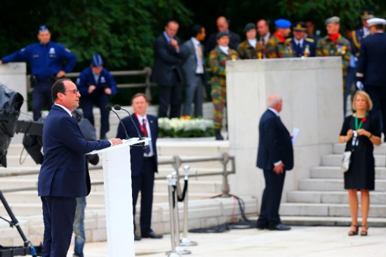 BELGIUM-LIEGE-COMMEMORATE-CEREMONY-WWI