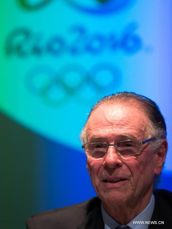 Carlos Arthur Nuzman, president of Rio 2016 Organizing Committee, attends a press conference marking the two-year countdown of the opening of Rio 2016 Olympic Games in Rio de Janeiro, Brazil, Aug. 4, 2014.