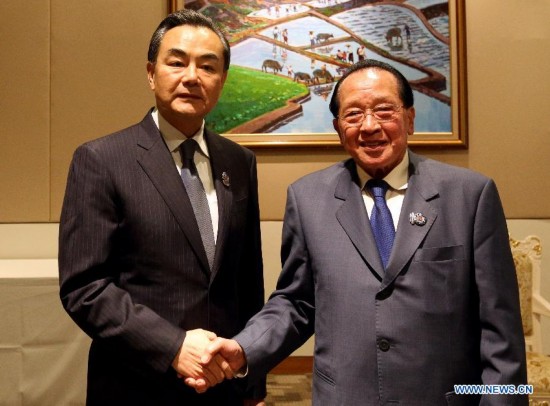 MYANMAR-NAY PYI TAW-CHINA-CAMBODIA-FOREIGN MINISTERS-MEETING