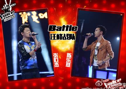 中国好声音第三季陈乐基张心杰 双语光辉岁月大受欢迎【2】