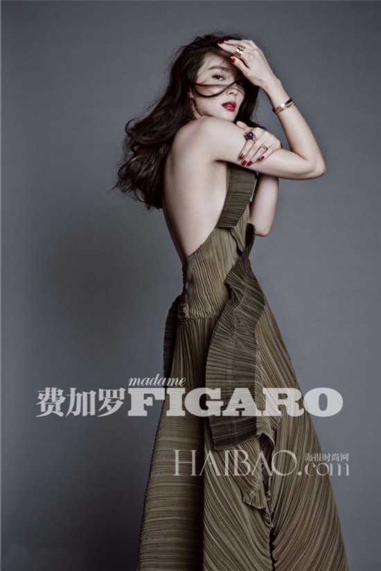 张雨绮登《费加罗figaro》2014年5月刊(上半月)封面