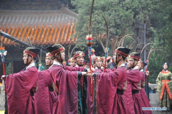 CHINA-SHANDONG-QUFU-CONFUCIUS-MEMORIAL CEREMONY (CN)