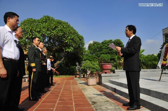 VIETNAM-HANOI-CHINA-MARTYR-MEMORIAL CEREMONY 