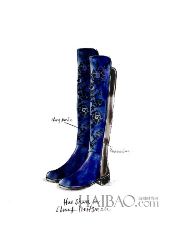 ˹ͼءΤ (Stuart Weitzman) Huishan Zhang 2014ﶬ50/50ϵЬѥָ