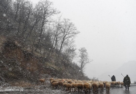 **CHINA-SHANXI-SNOWFALL (CN)