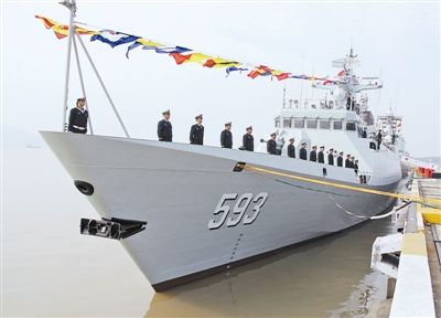 新型护卫舰三门峡舰加入战斗序列采用最先进技术和装备