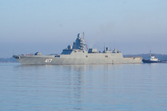 俄罗斯测试国产"宙斯盾"隐身护卫舰【2】