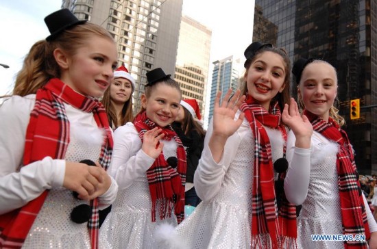 CANADA-VANCOUVER-SANTA CLAUS-PARADE