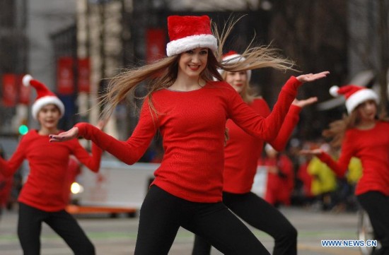 CANADA-VANCOUVER-SANTA CLAUS-PARADE