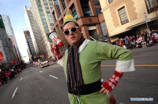 CANADA-VANCOUVER-SANTA CLAUS-PARADE