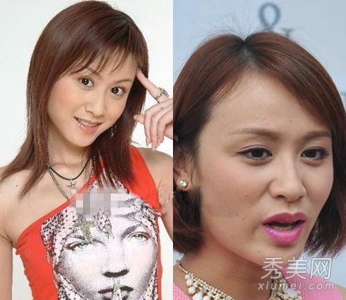 高清镜头看女星真实脸型 高圆圆脸超方