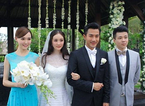 自曝年内迎娶Angelababy 盘点明星浪漫婚礼举