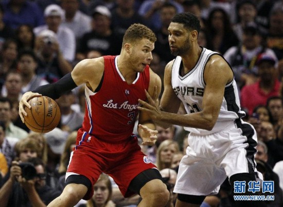 NBA季后赛:马刺胜快船 总分2-1