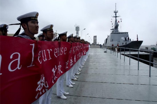 French naval taskforce arrives in Shanghai