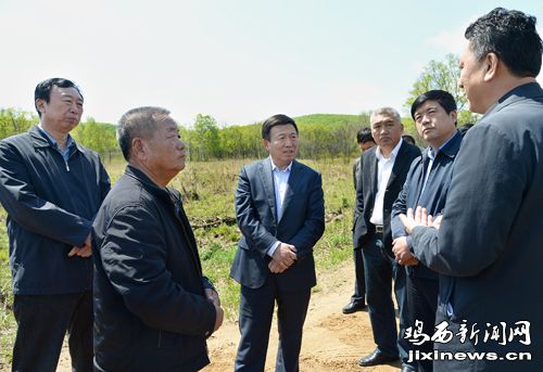 5月20日,鸡西市委书记康志文深入密山市,鸡东县就自然保护区建设