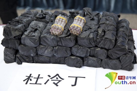 北京警方公开销毁630余公斤毒品