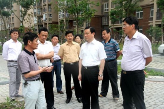 芜湖市政府副市长,无为县委书记林绪文在无为调研