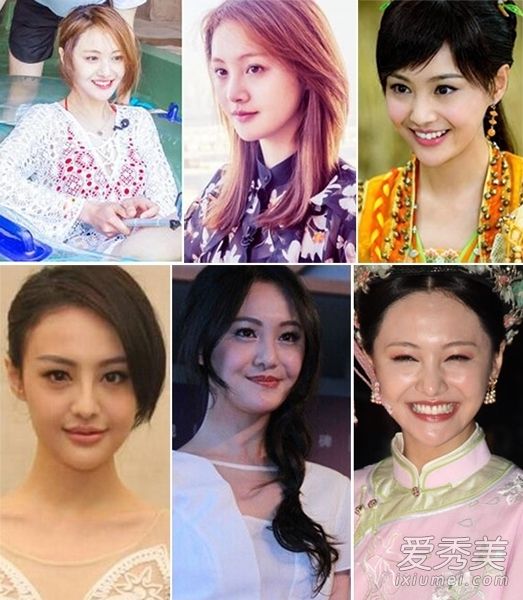 郑爽脸歪 赵丽颖脸大 高颜值女神整容前后对比