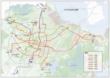 宁波市城市轨道交通线网规划(修编)公布