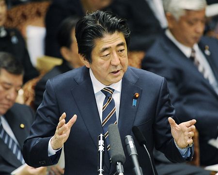 資料圖：日本首相安倍晉三。