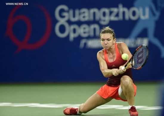 (SP)CHINA-GUANGZHOU-TENNIS-INTERNATIONAL WOMEN'S OPEN-QUARTERFINAL