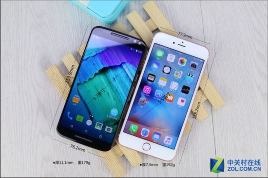 新老巨头 moto x style对比iphone 6sp