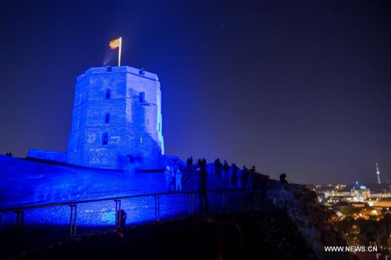 LITHUANIA-VILNIUS-GEDIMINAS TOWER-UN DAY