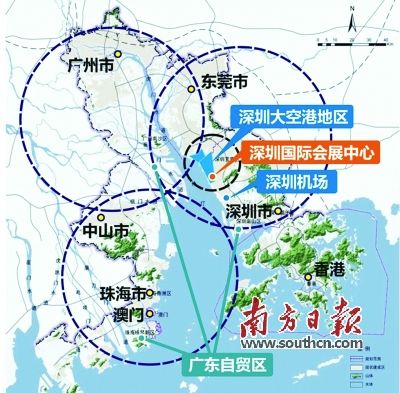 深圳将建全球最大会展中心 选址空港新城