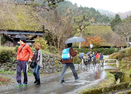 日本京都茅草屋山村受外國游客青睞多來自台灣