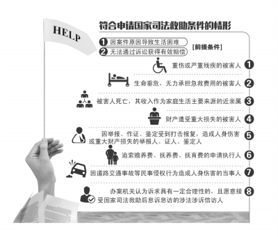 国家司法救助相关文件公布 7亿救助金8类人群