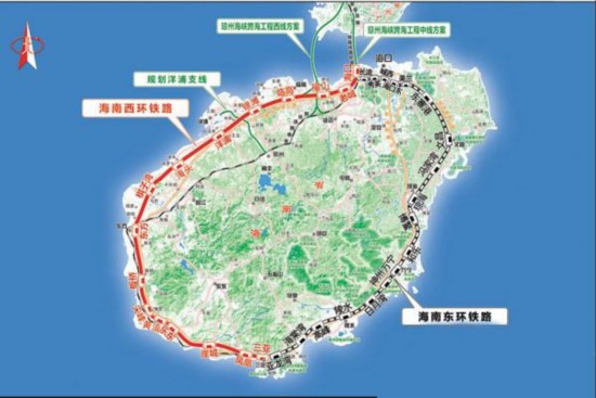 世界首条环岛高铁-环海南岛高铁开通