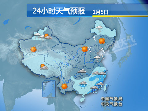 华北黄淮雾霾消减气温降 广东等地有暴雨