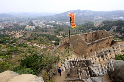 漳浦深土山尾村西丹社美丽乡村建设完美结合当地历史遗存古堡,成为