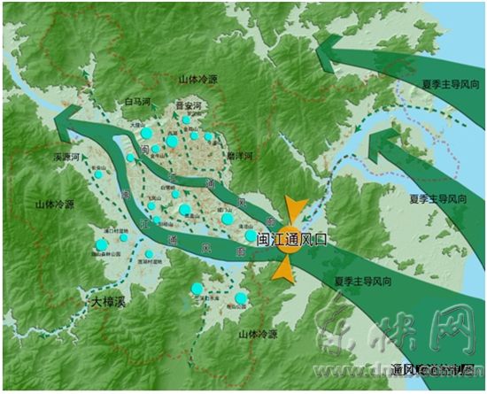 福州打造宜居城 形成环城绿带增加城市通风廊道